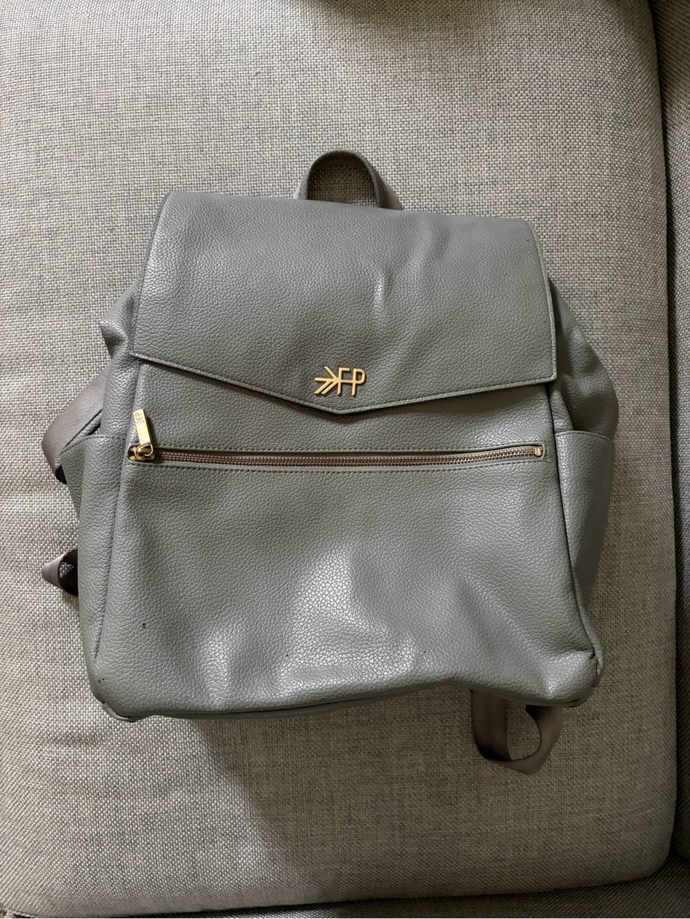 Freshly Picked Classic Diaper Bag, Stone